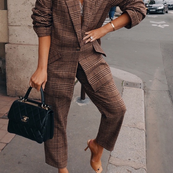 Brown Tailored Pant - Picture 3 of 13